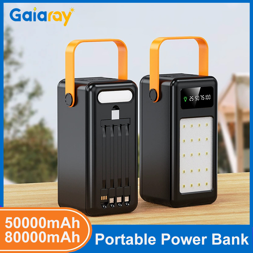 Outdoor Power Kit - 50000mAh 80000mAh ポータブル電源 急速充電 外付けバッテリー アウトドア