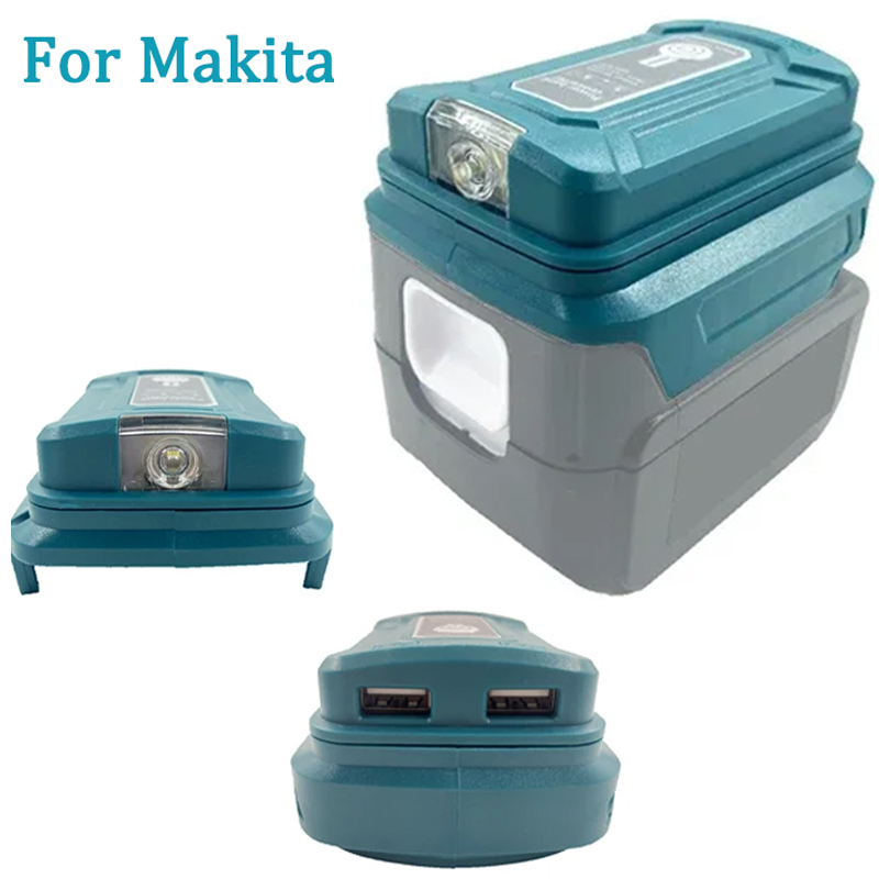 Outdoor Usb Power Adapter - バッテリーアダプター LED 作業灯マキタ/HongSong/Lomvum 14.4V/18V リチウムイオンバッテリーポータブル電源銀行デュアル USB