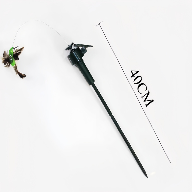 ソーラーパワーで動くハチドリの羽根の翼、偽物の鳥、パワー振動 - Outdoor Power Stake のレビューと価格