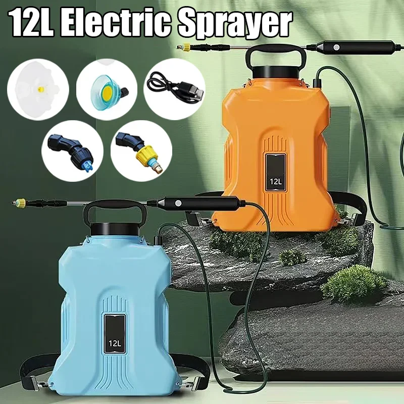 高品質 12L 電動噴霧器 2500mAh バッテリー高圧噴 - Electric Sprayer Backpack のレビューと価格