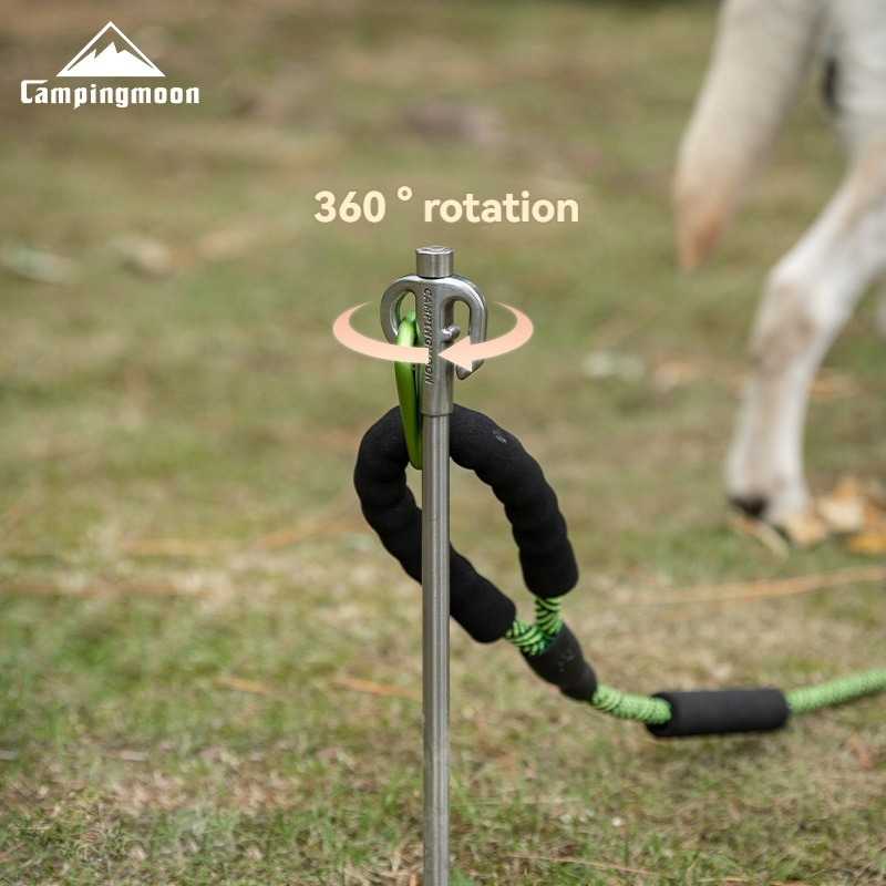 Campingmoon-K45ボールド420ステンレス鋼ペッ - Outdoor Power Stake のレビューと価格