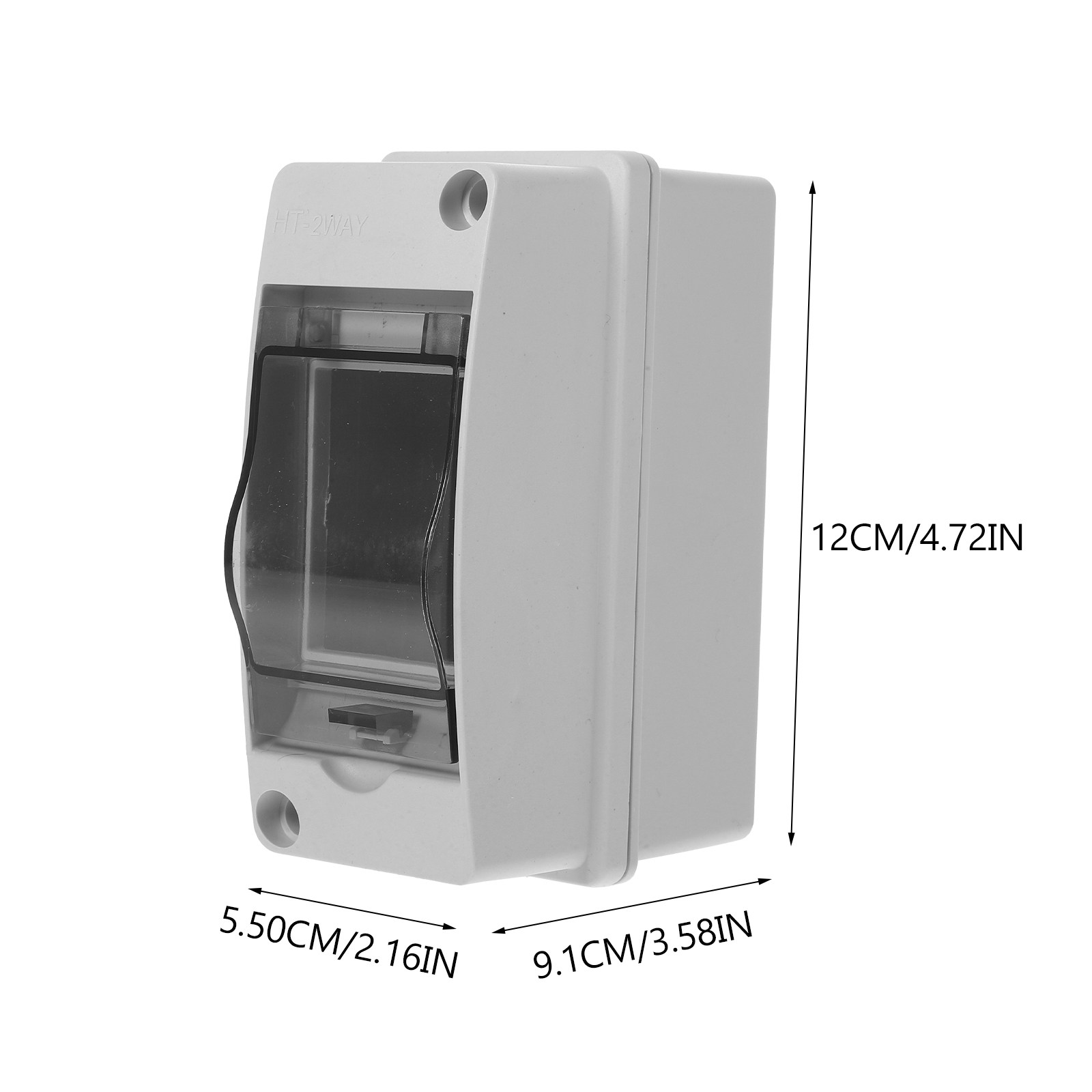 電力配分保護ボックス、2回路対応、耐久性に優れたPC製ABS - Outdoor Power Box のレビューと価格