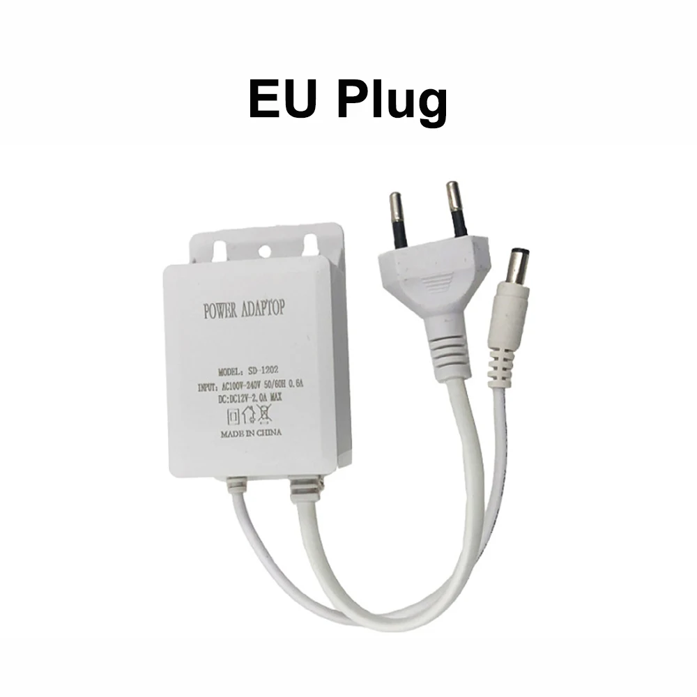 EU電源アダプター充電器,防水,CCTVセキュリティカメラ用 - Outdoor Power Plug In のレビューと価格