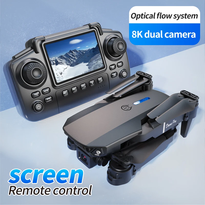 プロフェッショナルE88 PROドローン、スクリーン付き8K - Outdoor Power Box のレビューと価格