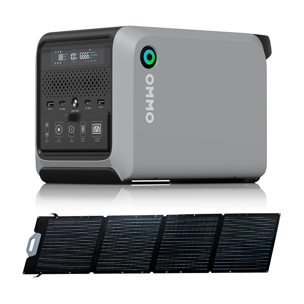 OMMO OM-PV200Z 高効率200Wオールブラック折 - Outdoor Power Kit のレビューと価格