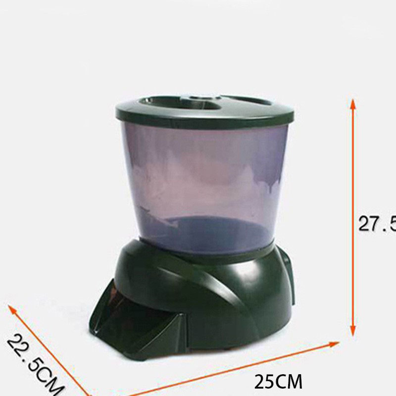 自動魚フィーダー 大容量 バッテリー駆動 LCD タイマー  - Outdoor Power With Timer のレビューと価格