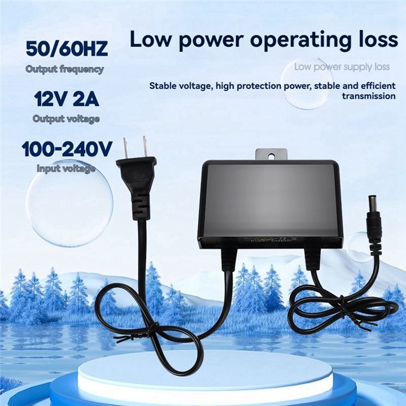 B44C 12V 2A 防水電源アダプタ屋外防雨監視アダプタ - Outdoor Power Plug In のレビューと価格