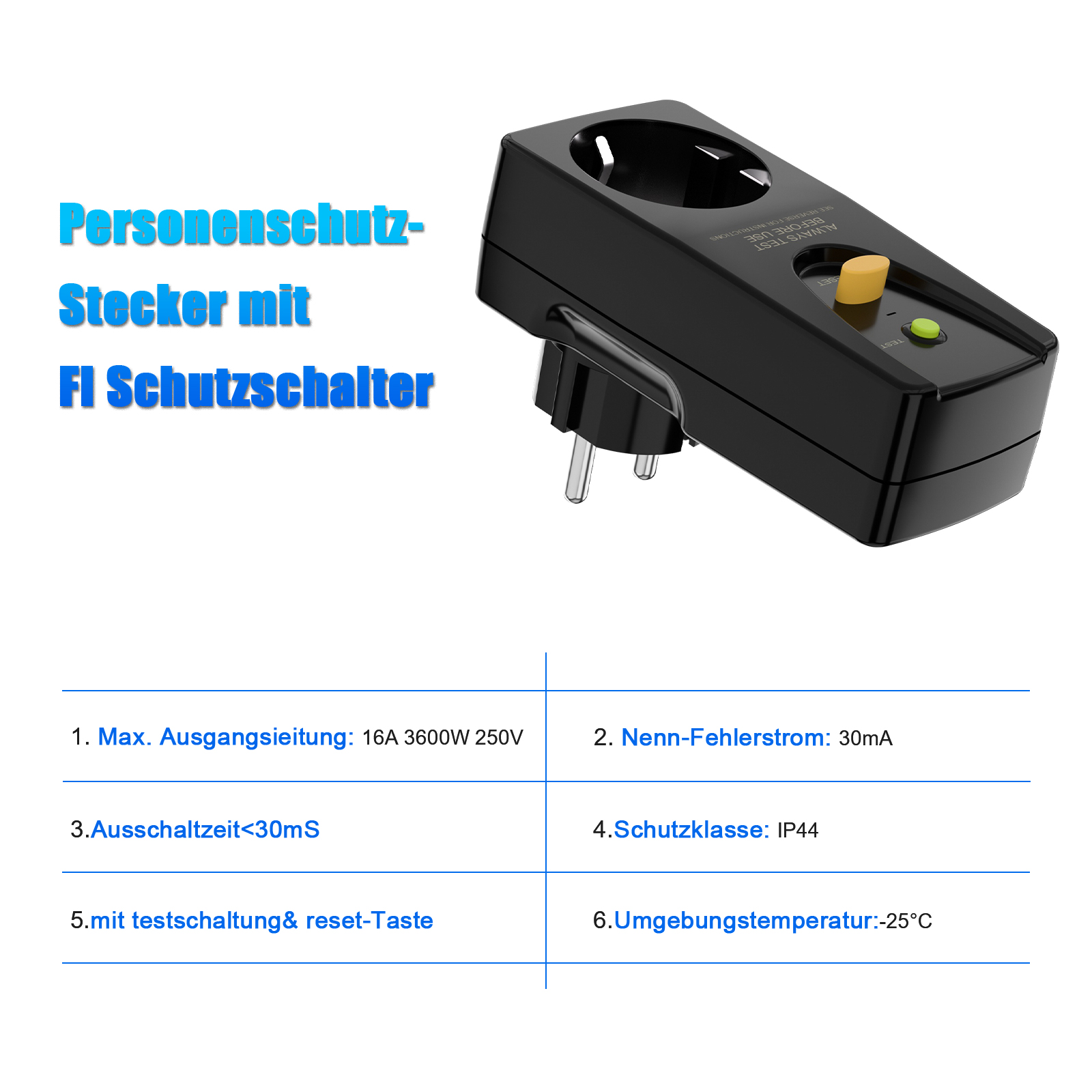家庭用漏れ防止プラグ,安全スイッチ付き家庭用プラグ,家庭用サ - Outdoor Power Outlet のレビューと価格