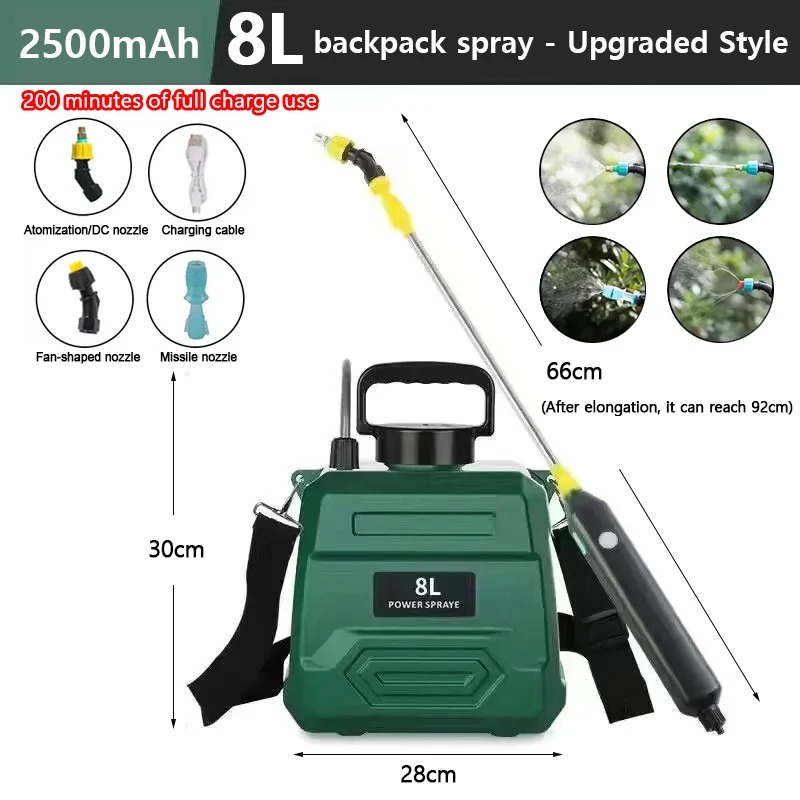 高圧農業用噴霧器 リチウム電池 8L バックパック式農薬散布 - Electric Sprayer Backpack のレビューと価格