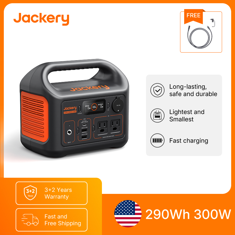 Jackery ポータブル電源 エクスプローラー300New - Outdoor Power Adapter のレビューと価格