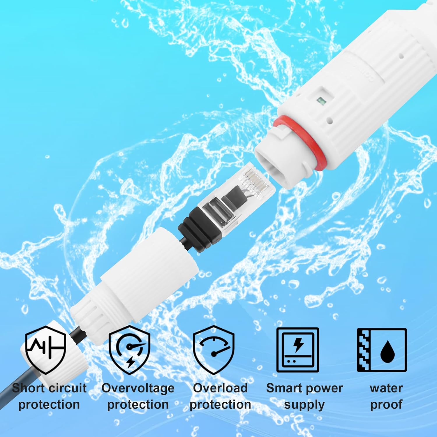 POE to USB-C 電源コンバーター RJ45 メス  - Outdoor Usb Power Adapter のレビューと価格