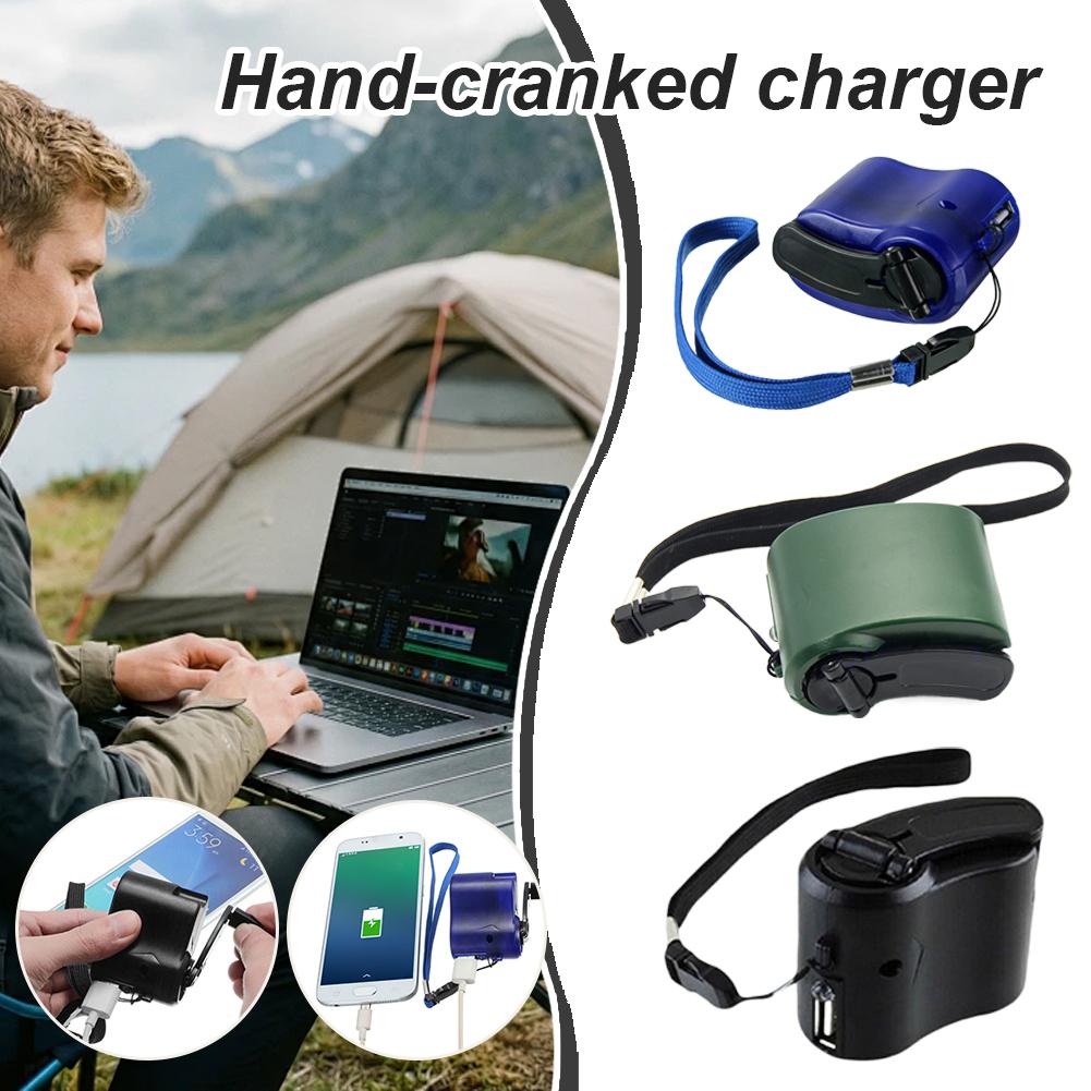 ポータブル屋外手回しUSB電話充電器緊急発電機バッテリーなし - Outdoor Power Kit のレビューと価格