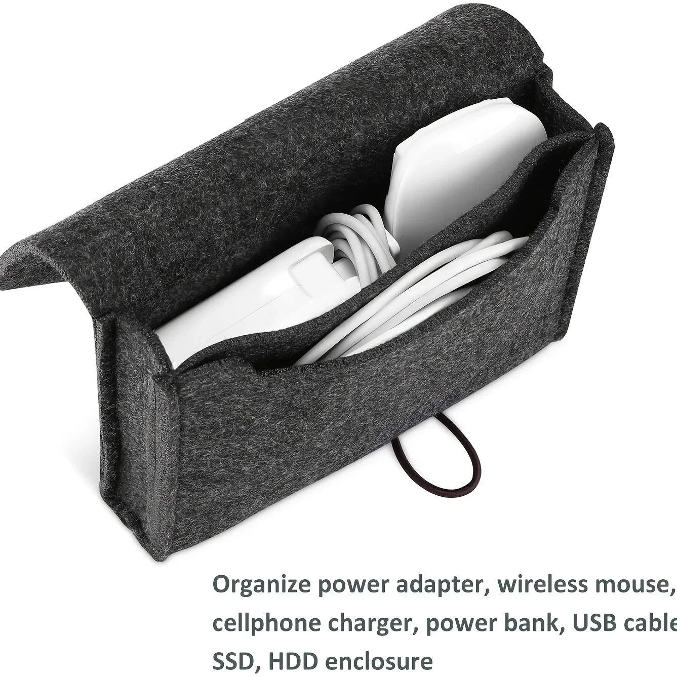 ポータブルフェルトケーブルオーガナイザーケース、電源アダプタ - Outdoor Usb Power Adapter のレビューと価格