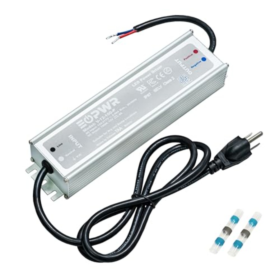 LED ドライバー防水 IP67 電源 AC120-277V - Outdoor Power Plug In のレビューと価格
