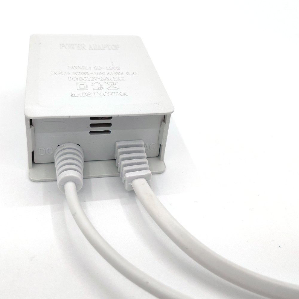 防水電源アダプター12V DC 100-240V,白,EUプ - Outdoor Power Plug In のレビューと価格