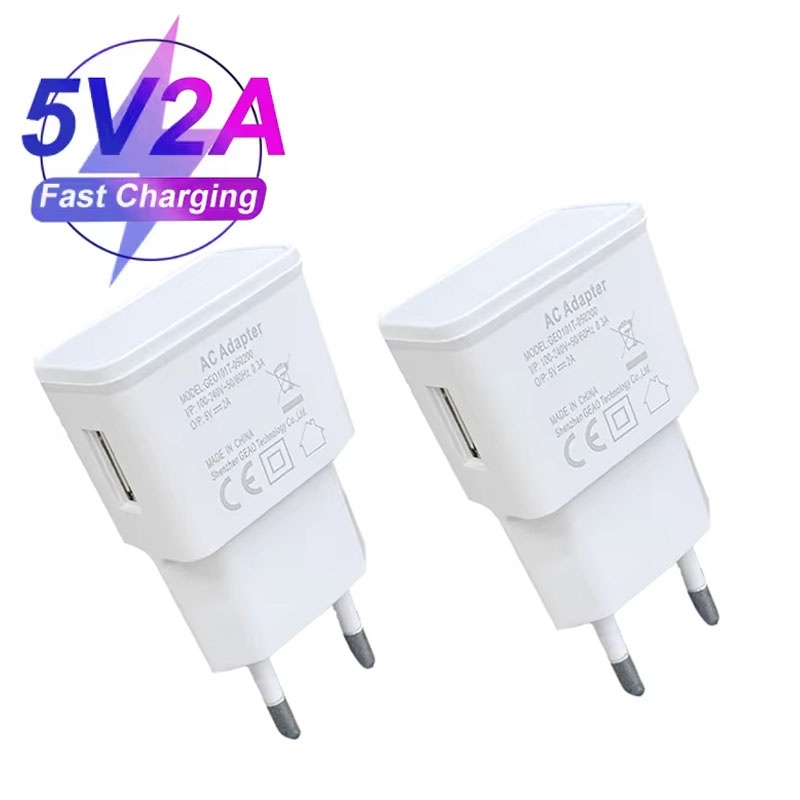 ユニバーサルEUプラグ 5V1A デュアルUSB充電器 携帯 - Outdoor Usb Power Adapter のレビューと価格