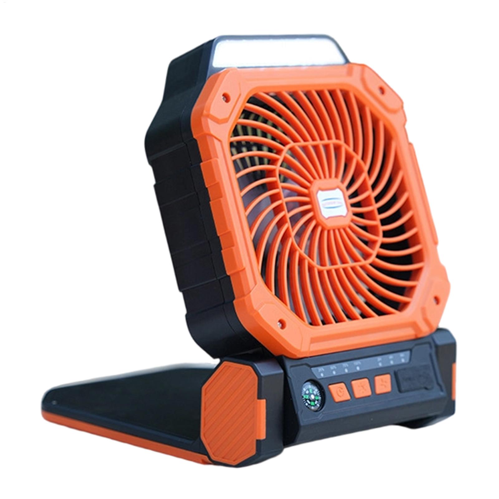 ソーラー充電式屋外ファン USB充電 キャンプファン 90度 - Outdoor Power With Timer のレビューと価格