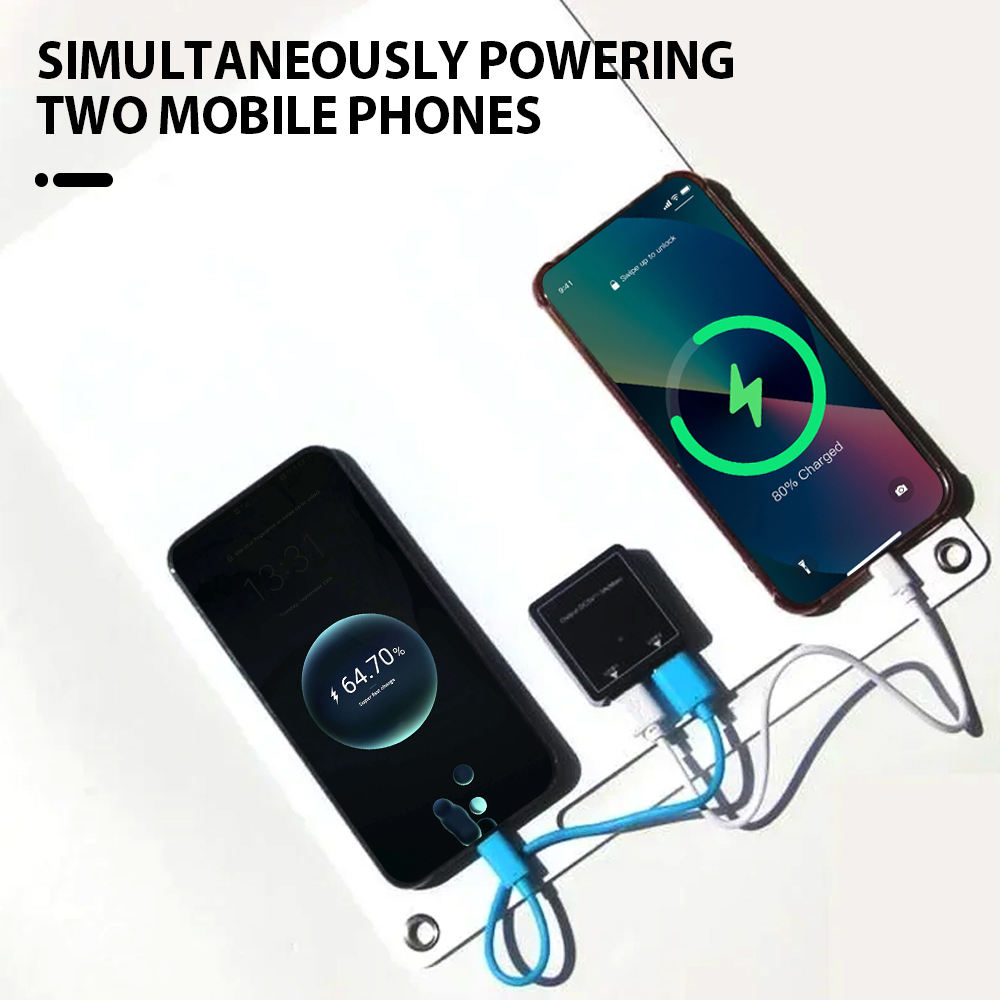 100 ワット防水ソーラーパネルポータブルデュアル USB  - Outdoor Usb Power Bank のレビューと価格