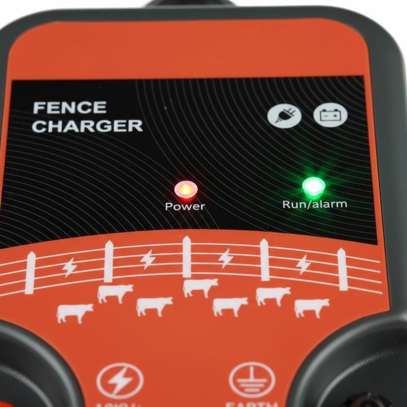 家畜用電気柵 10kV 2J 農場・牧草地用、LEDインジケ - Outdoor Power Plug In のレビューと価格